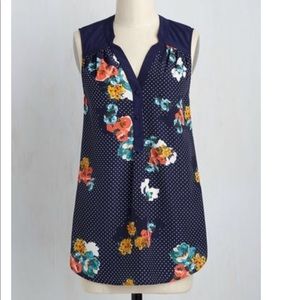 ModCloth floral sleeveless top 3X